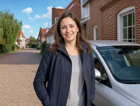 Verkäufer aus Ottweiler mit dem verkauften Fahrzeug
